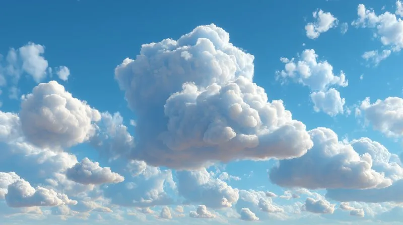 Cielo diurno nublado