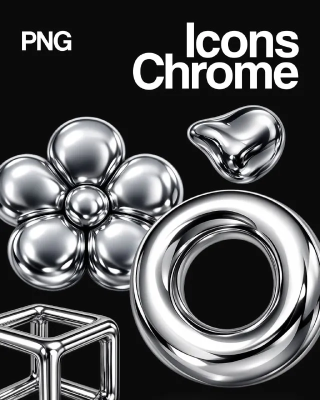 Dekorative Chromformen