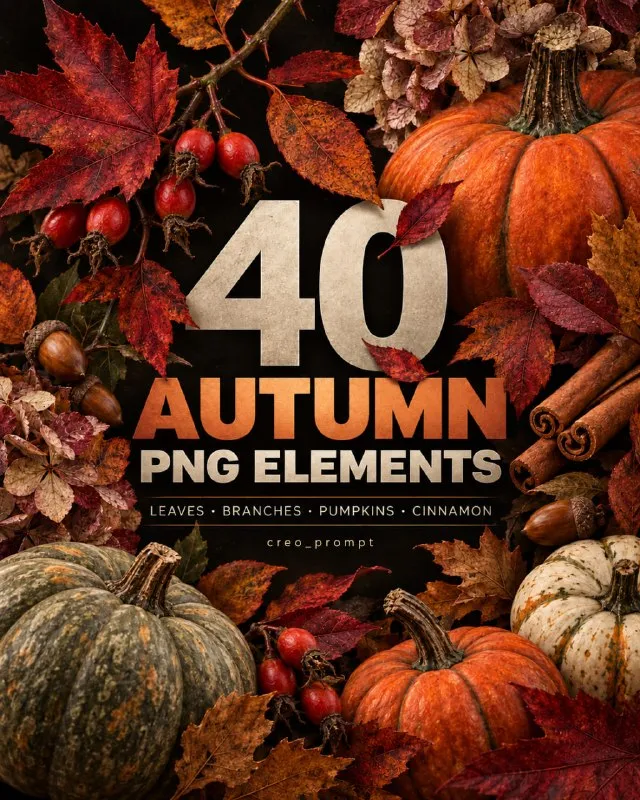 Herbstliche Elemente
